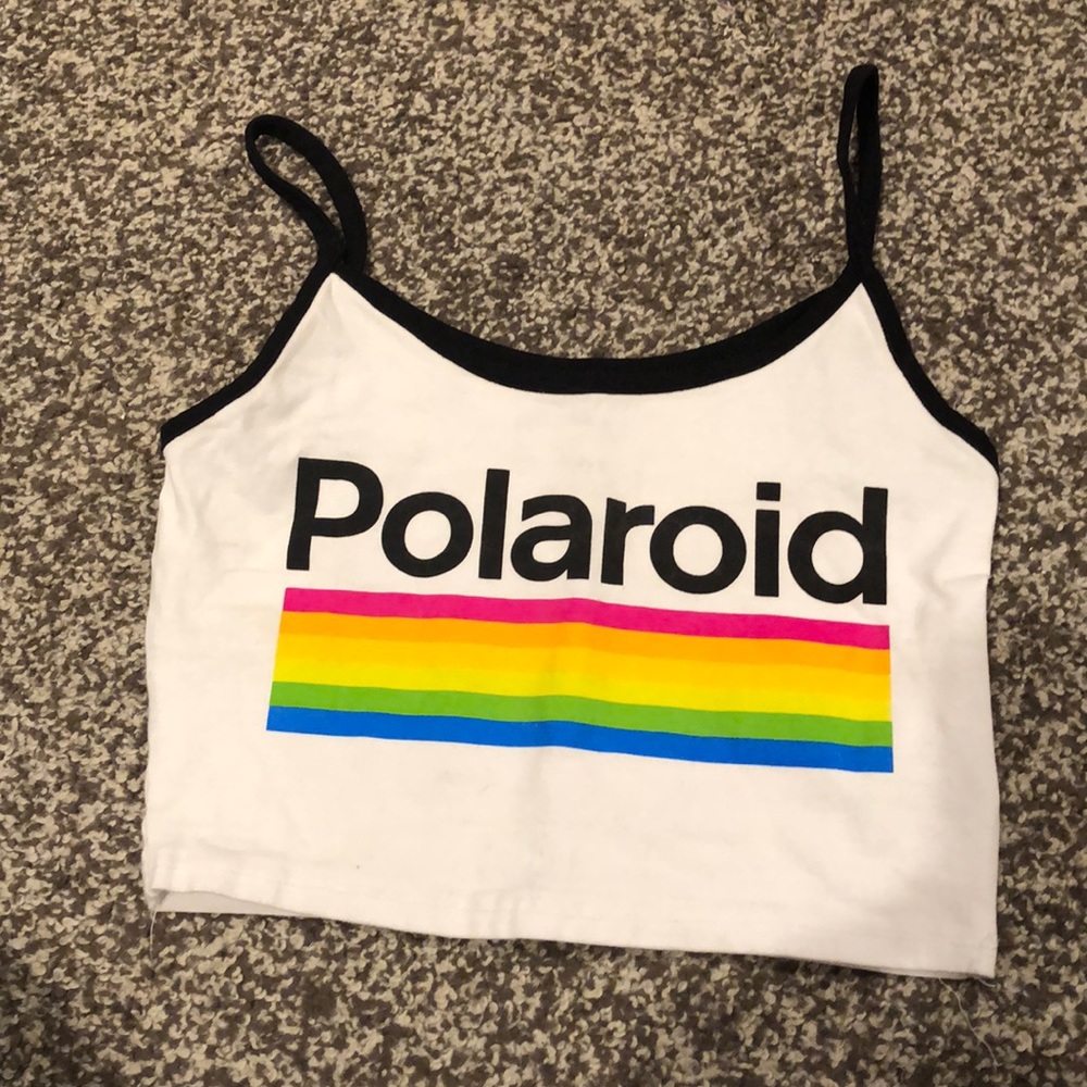 Graphic tank crop top